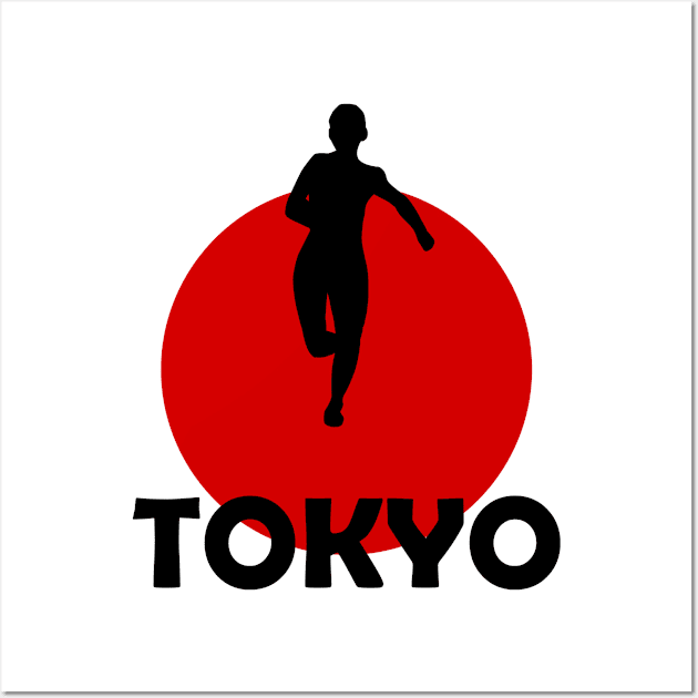 Running is life in Tokyo Wall Art by ArtDesignDE